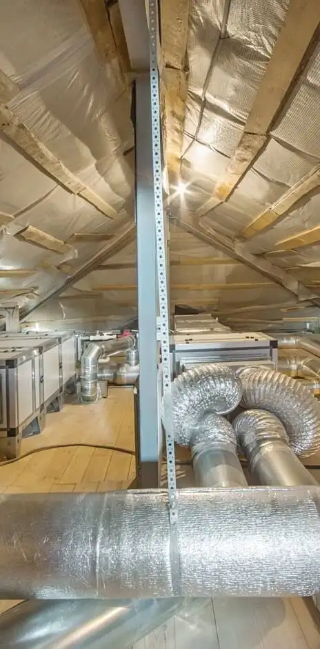 Home air ducts being cleaned by Pro Aire technician in Warrenton, Missouri
